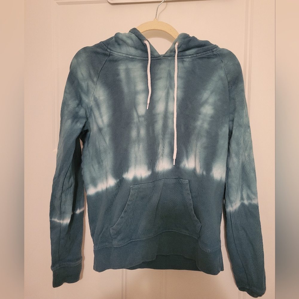 Zine - Zumies Teal Blue Tie Dye Hoodie Small
